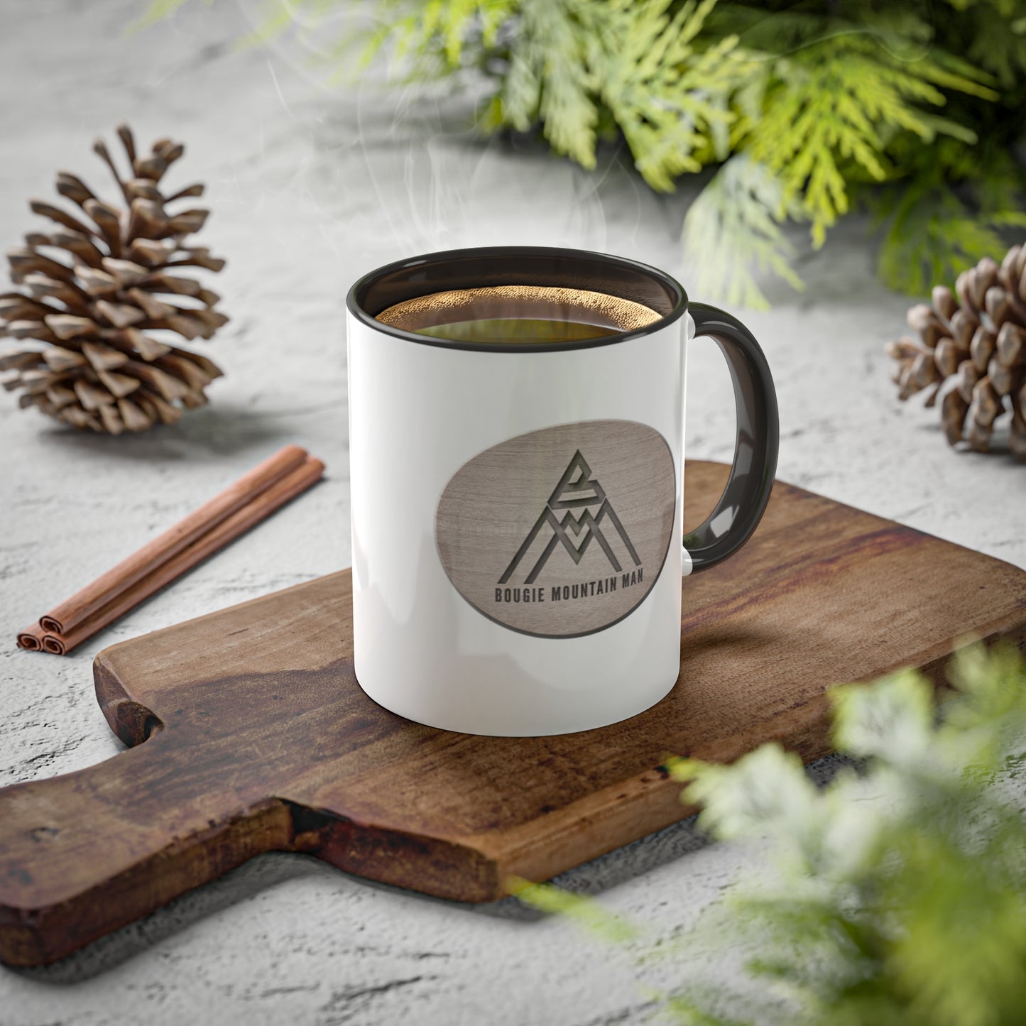 Bougie Mountain Man Mug (logo)