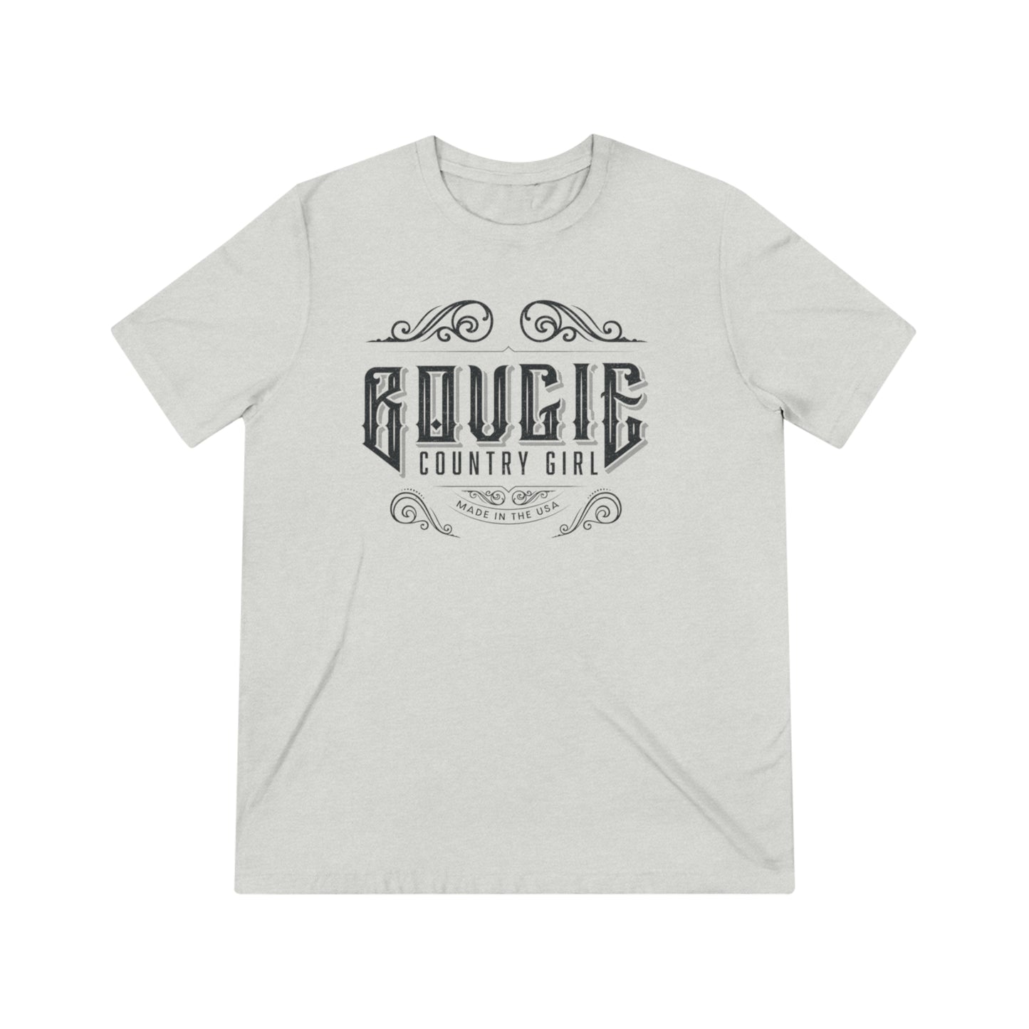Bougie Country Girl (Logo) Triblend Tee