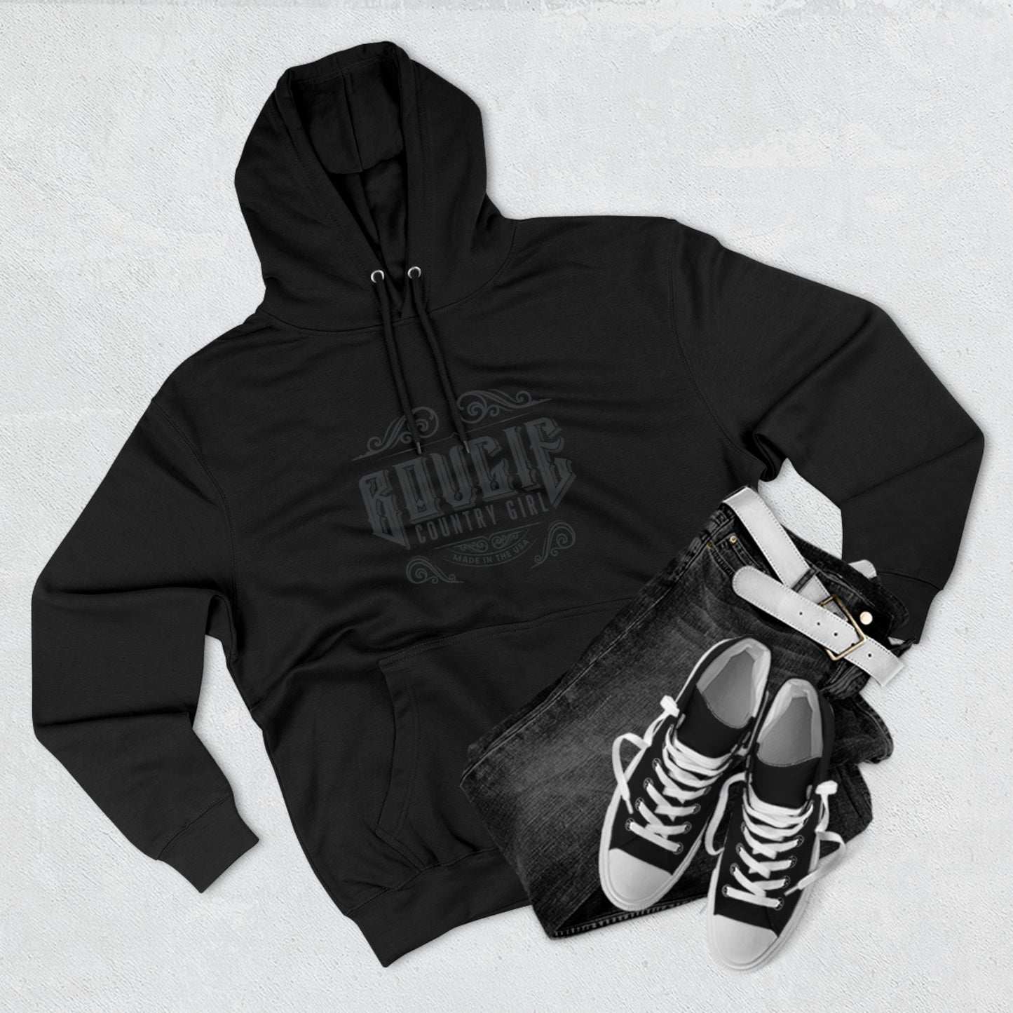 Bougie Mountain Girl Pullover Hoodie (Logo)