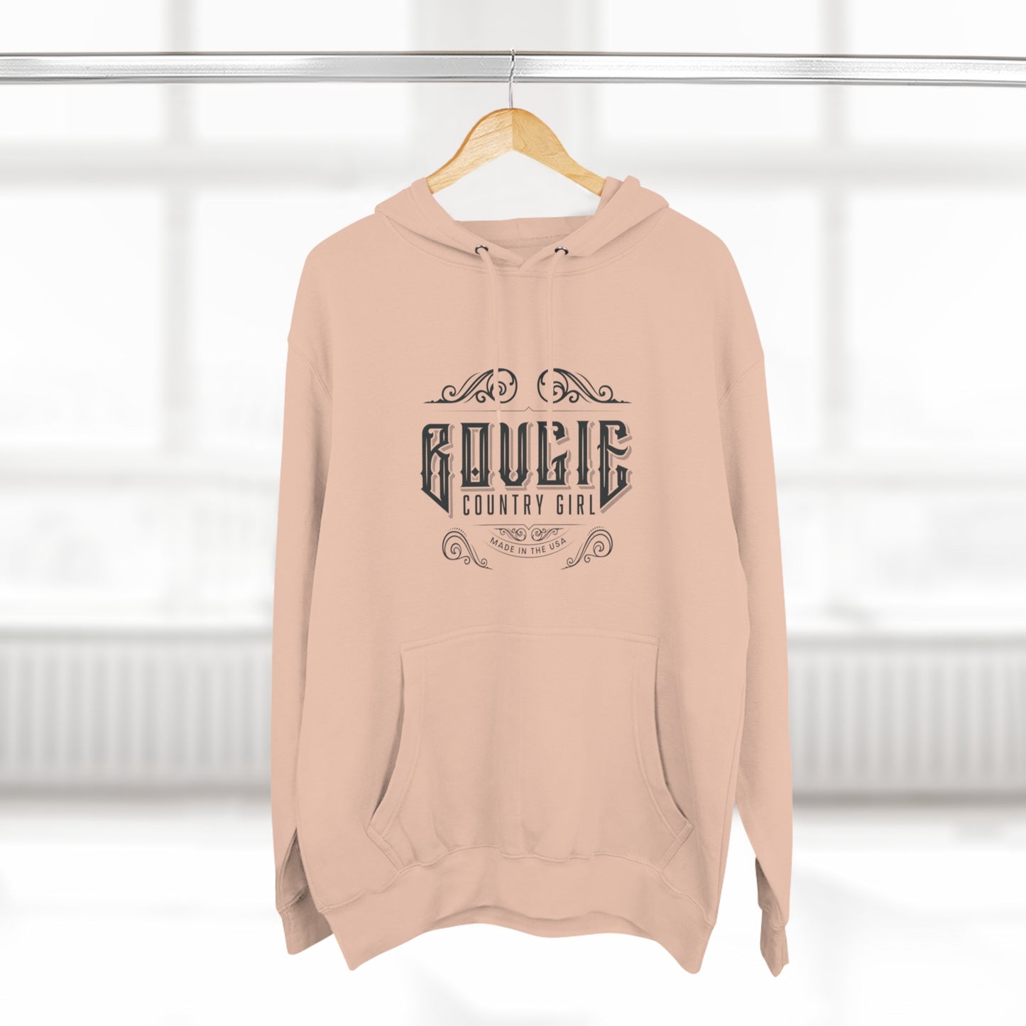 Bougie Mountain Girl Pullover Hoodie (Logo)