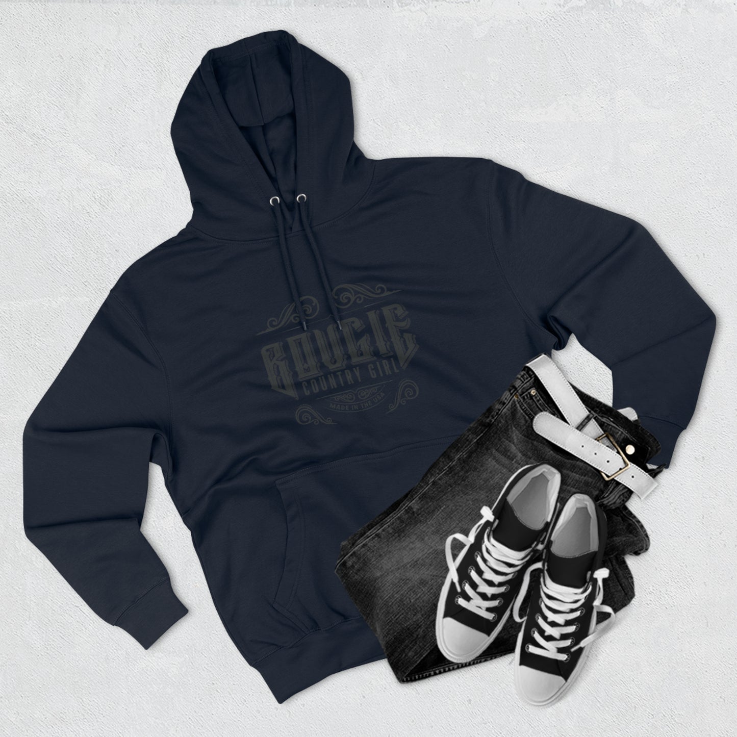 Bougie Mountain Girl Pullover Hoodie (Logo)
