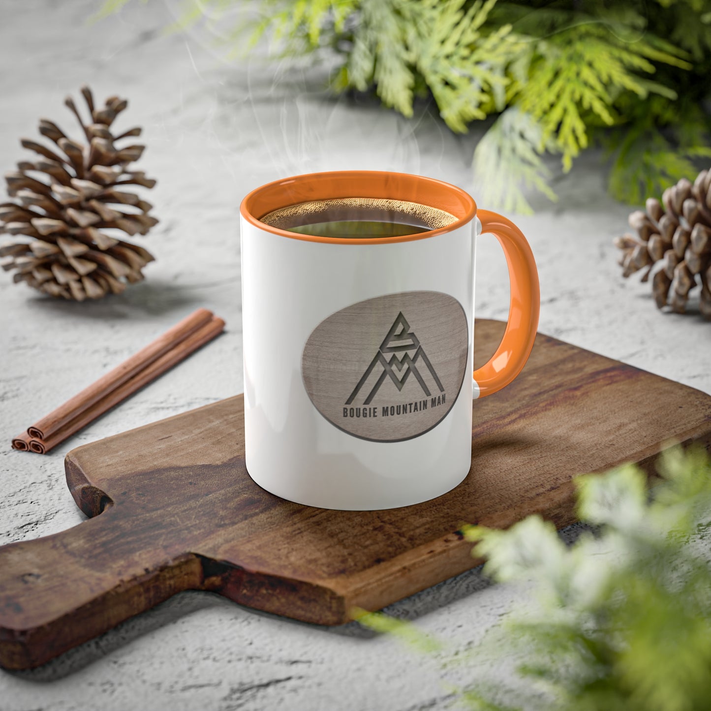 Bougie Mountain Man Mug (logo)