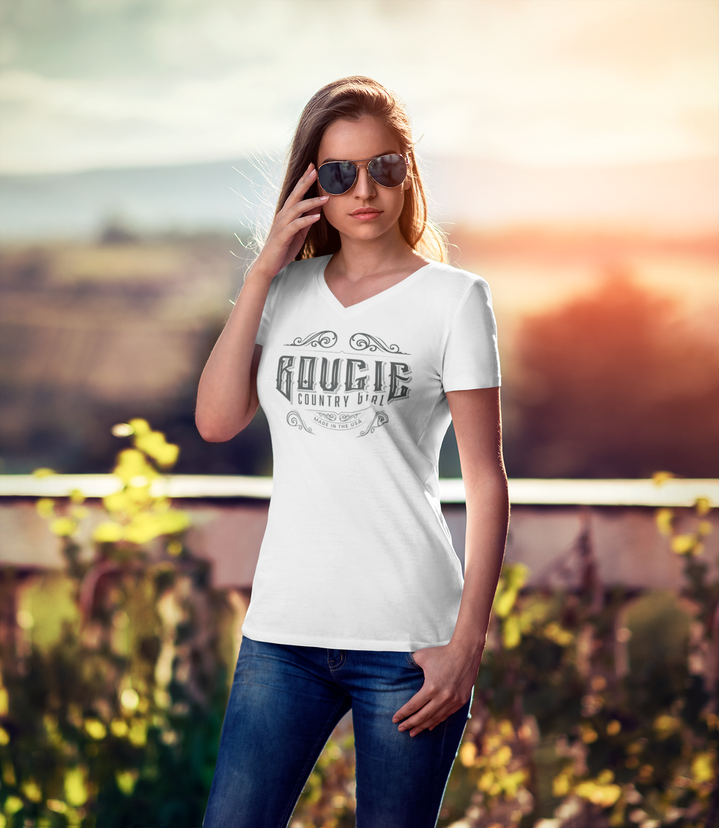 Bougie Country Girl V-Neck