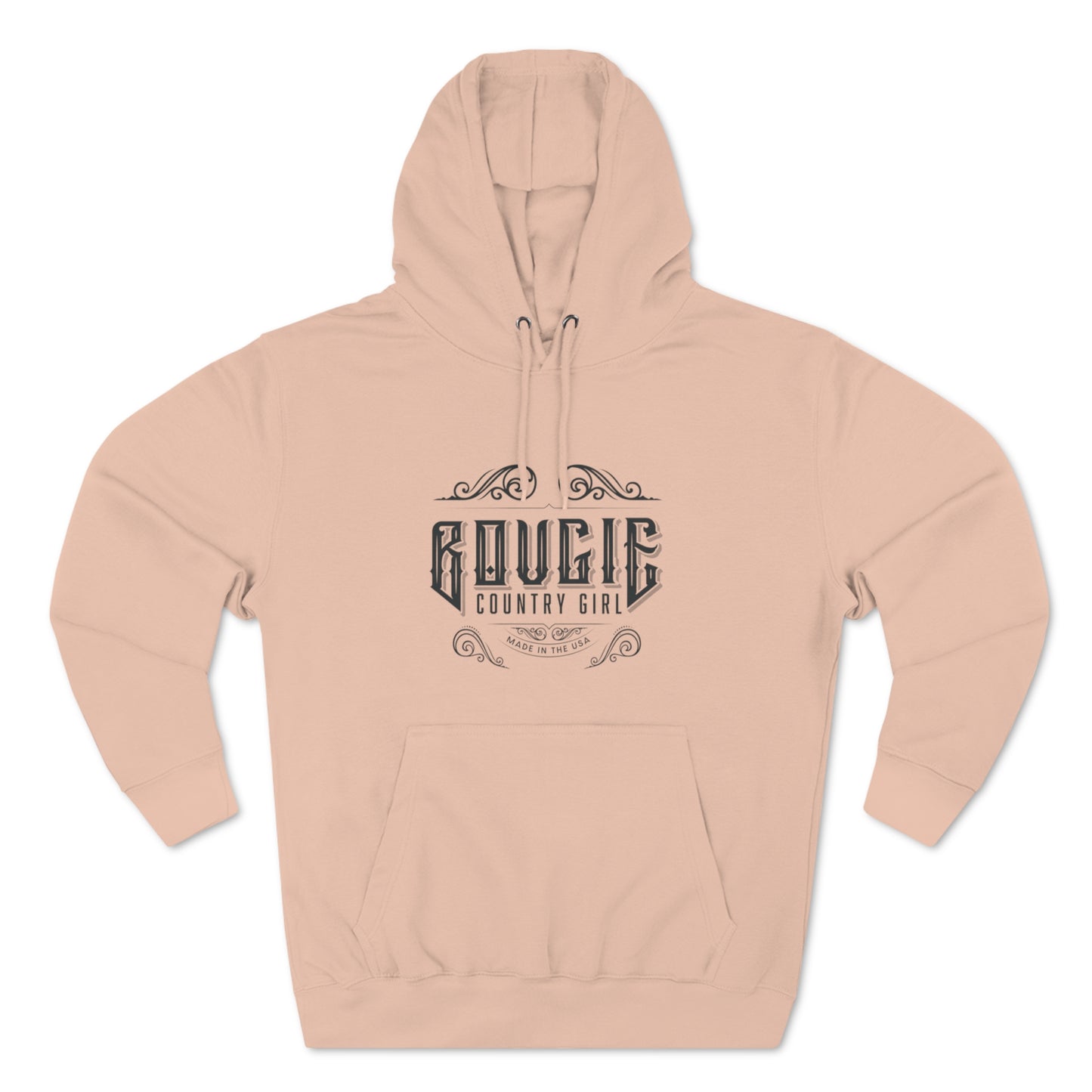 Bougie Mountain Girl Pullover Hoodie (Logo)