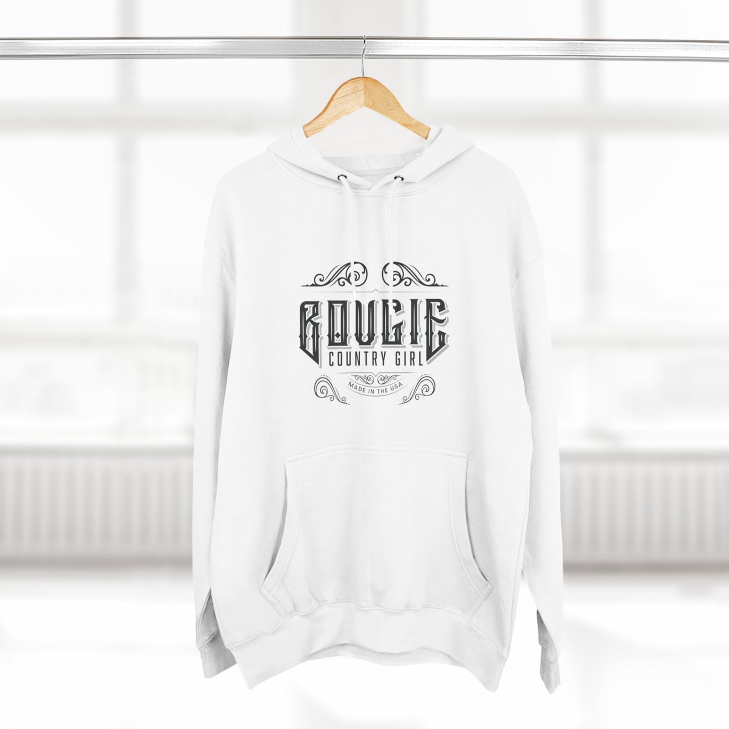 Bougie Mountain Girl Pullover Hoodie (Logo)